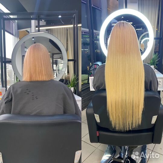 Наращивание волос холодным методом (испанское)