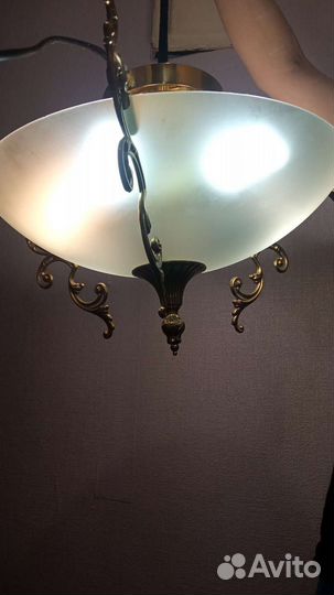 Светильник Чехословатский потолочный подвесной бу
