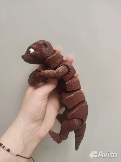 Подвижная 3Д выдра