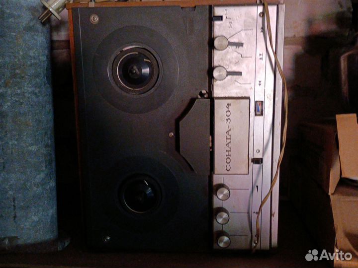 Катушечный магнитофон переносной Соната304