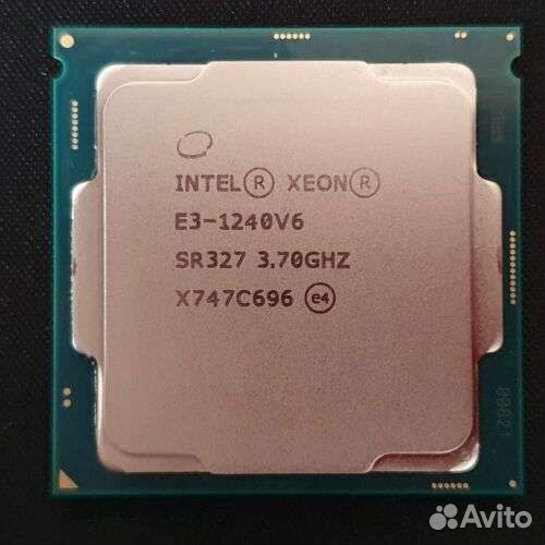 Процессор xeon e3 1240 v6