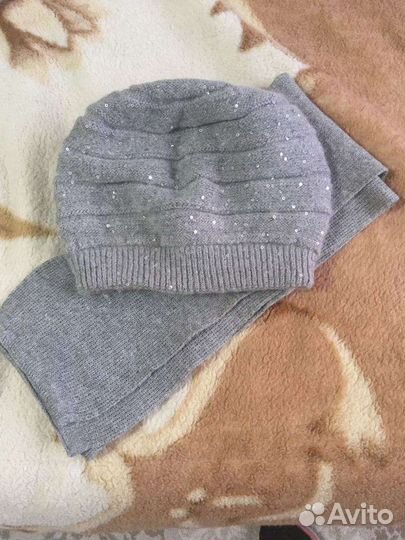 Комлект женский шапка и шарф