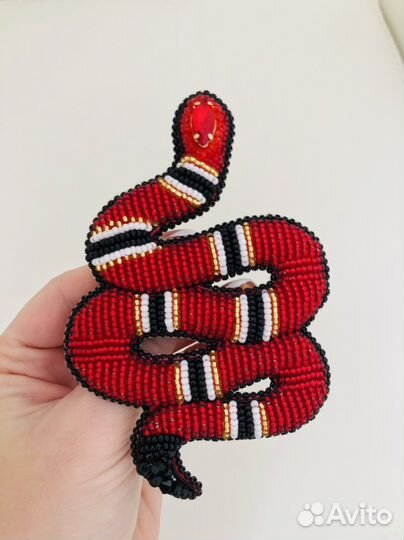 Брошь «Змейка»