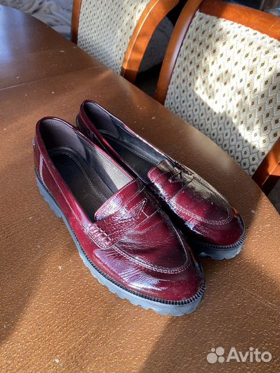 Лоферы натуральная кожа