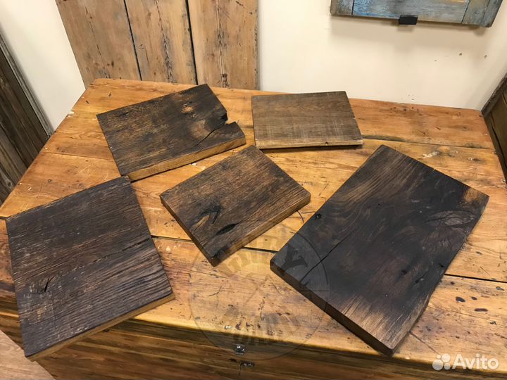 Деревянная подставка лофт