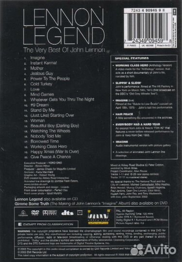 Lennon, john - legend (1 DVD)