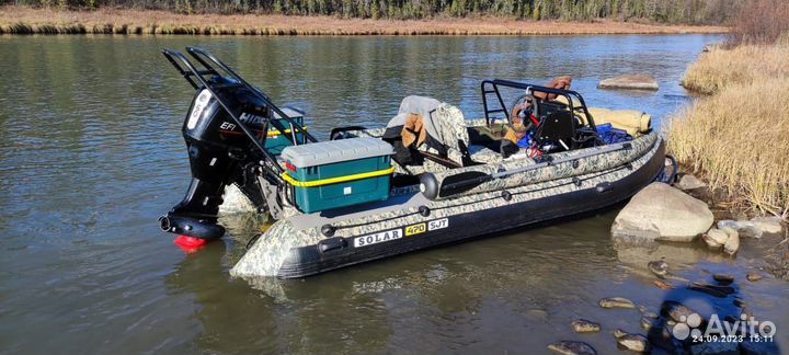 Лодка Solar 470 риб super jet tunnel