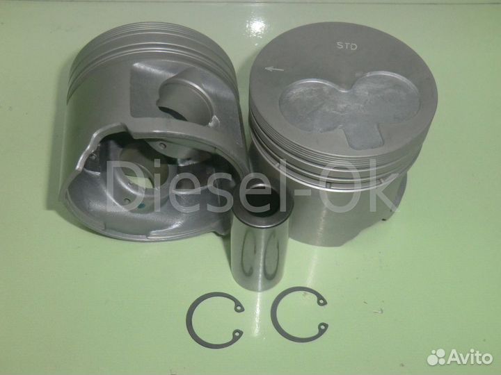 Поршни 1HZ комплект 13101-17010 STD + 0,50