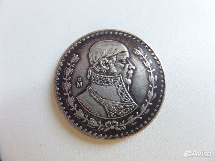 1 песо 1962 мексика