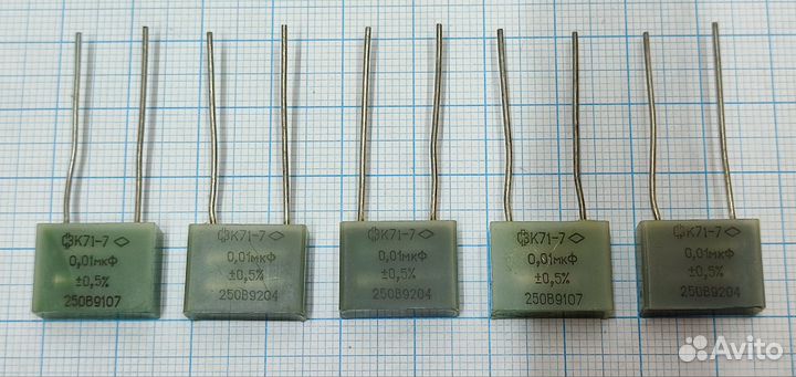 Конденсаторы К71-7 250В 0.01мкФ - 10 штук лот