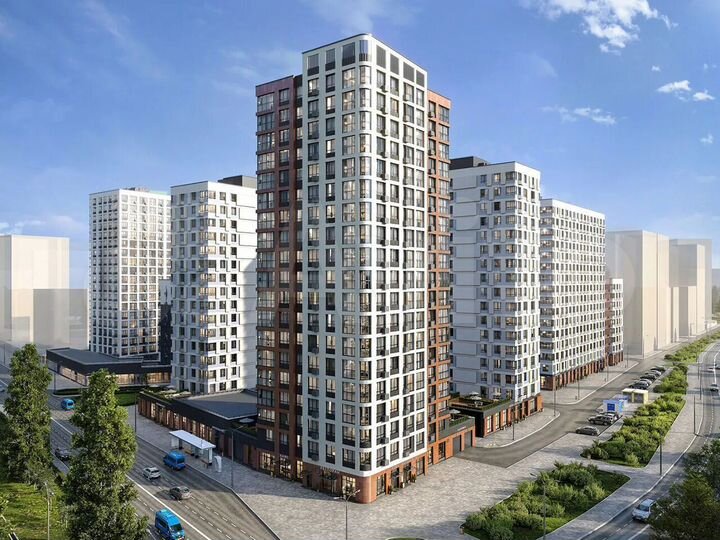 1-к. квартира, 33,1 м², 9/17 эт.