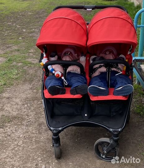 Коляска для двойни valco baby