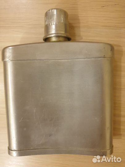 Фляжка из нержавейки карманная бу