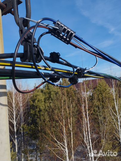 Услуги электрика, тех условия, монтаж опор, сип