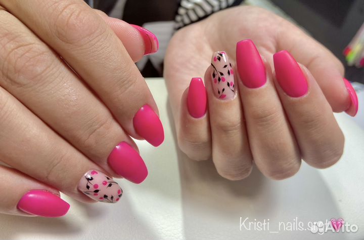 Маникюр гель лак, наращивание ногтей, коррекция