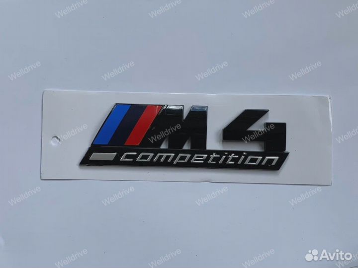 Шильд M4 Competition BMW 4 G26 черный глянец