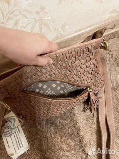 Сумка натуральная кожа Art vintage