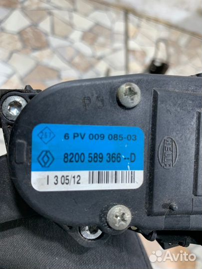 Педальный узел Renault Logan седан 1.6 K4MC697