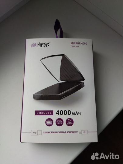Внешний аккумулятор hiper Mirror-4000 mAh Black