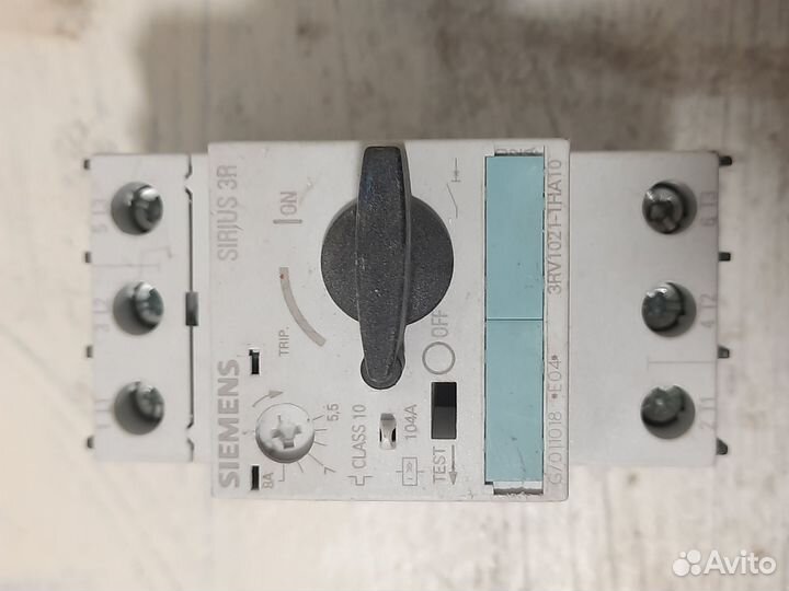 Siemens автомат с тепловой защитой трехфазный