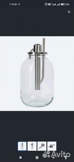 Попугай для банки. Нержавеющая сталь