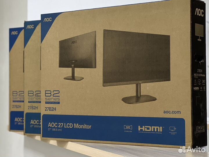Новый монитор AOC 27' / Гарантия 1 год