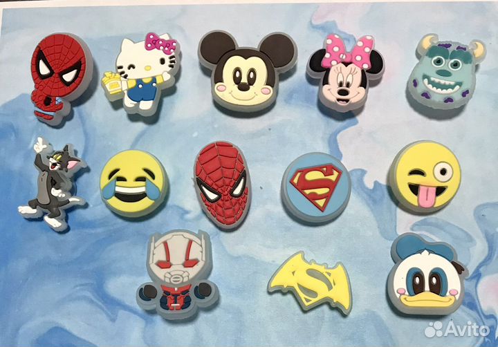 Джиббитсы украшения для crocs светящиеся