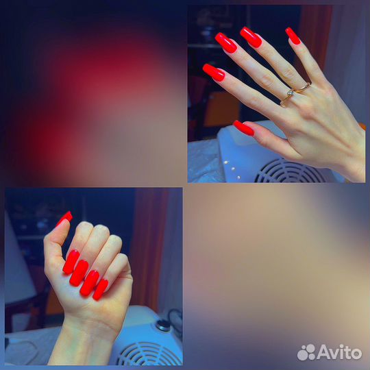 Маникюр наращивание