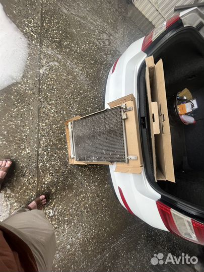 Радиатор кондиционера на skoda octavia a7