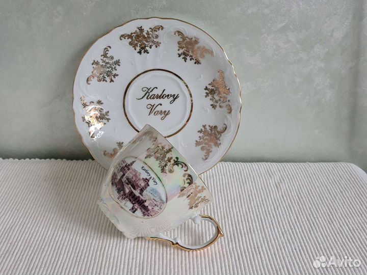 Чашка с блюдцем. Фарфор. Чехия