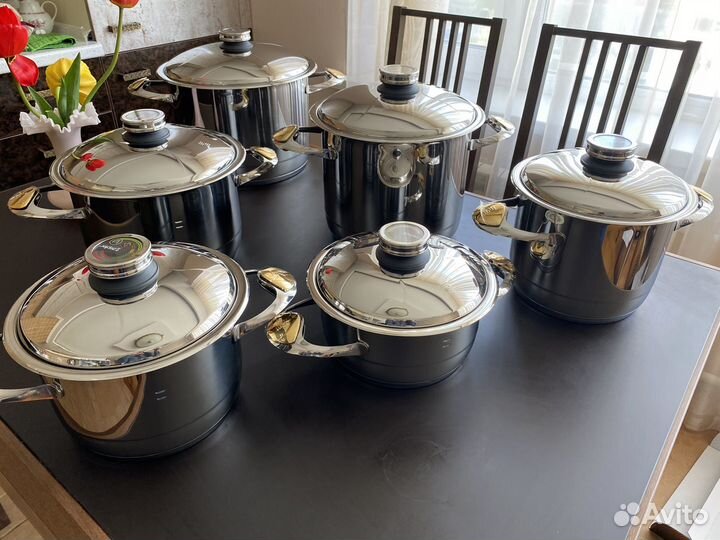 Кастрюля, сотейник, сковородка, вок,гриллерцептер