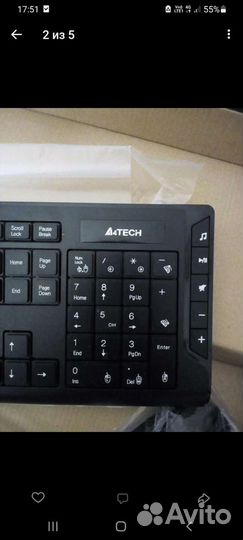 Клавиатура беспроводная и мышь