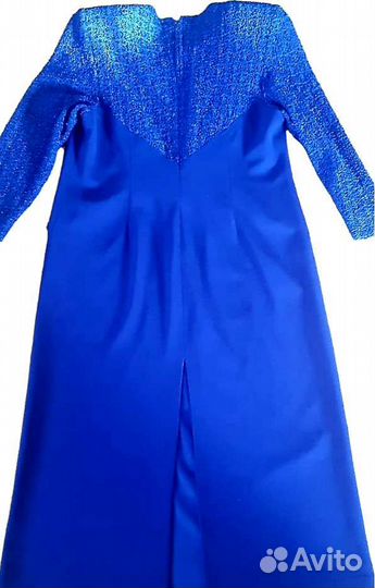Платье синее