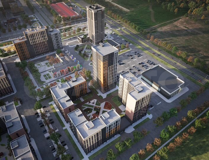 1-к. квартира, 43 м², 18/24 эт.