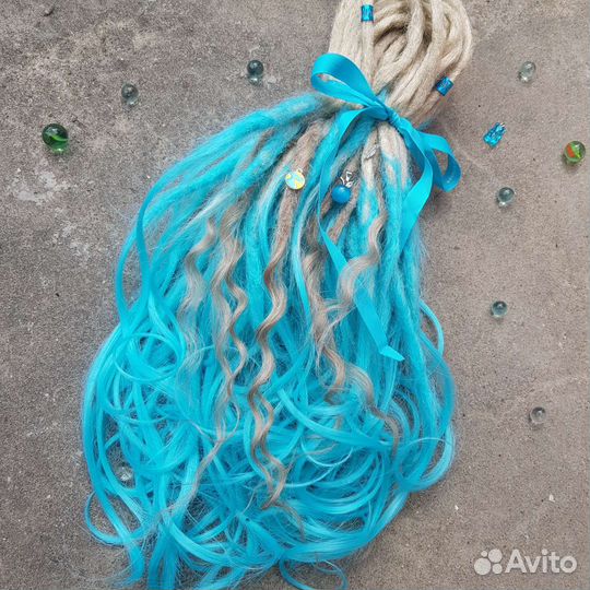 Дреды со свободным концом