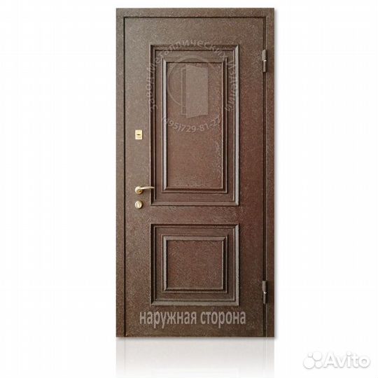 Входная дверь с металлофиленкой № 9