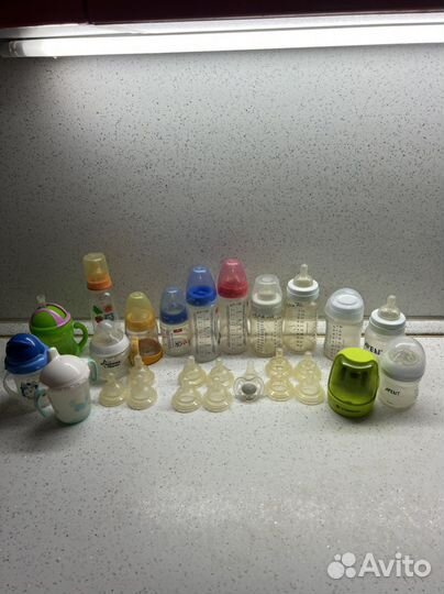 Бутылочки avent nuk соски для кормления