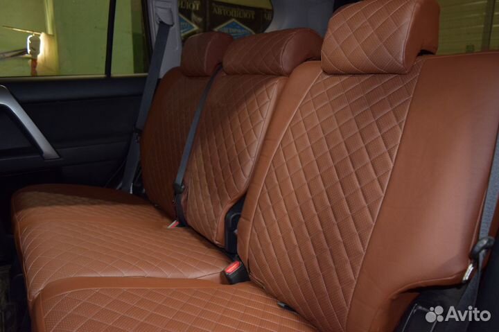 Автомобильные Чехлы Коричневые Ромб