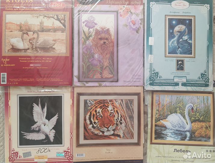 Схемы для вышивки крестом с остатками ниток