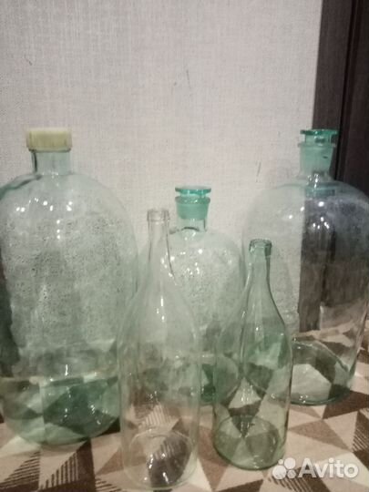 Бутыль стеклянная