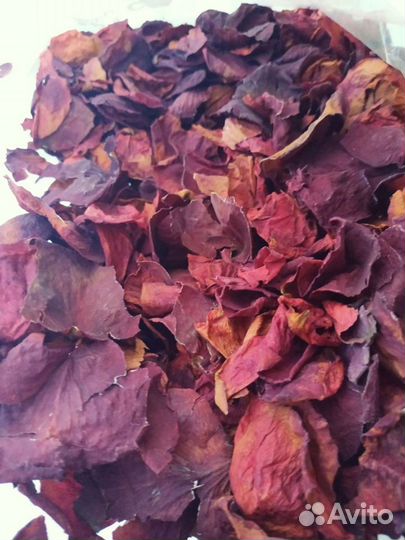 Лепестки роз сушёные