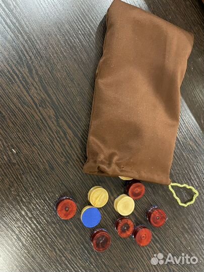 Шахматы нарды шашки 3 в 1 ручной работы