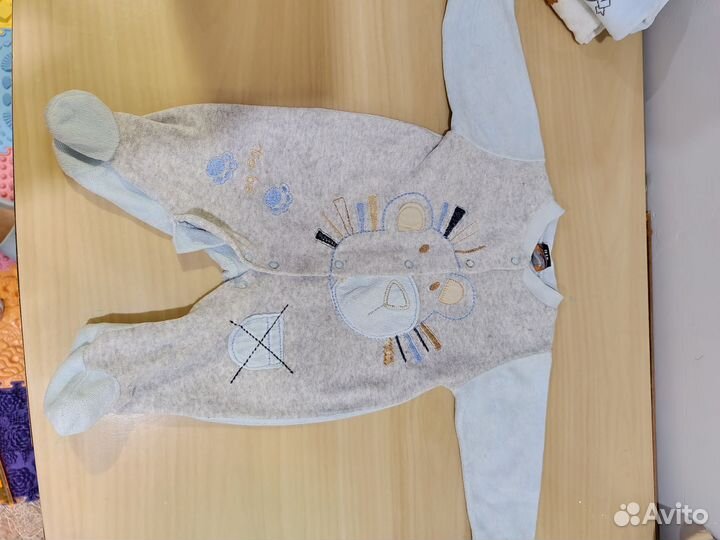 Теплые комбинезоны для мальчика 56 р