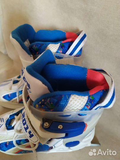 Коньки хоккейные детские раздвижные