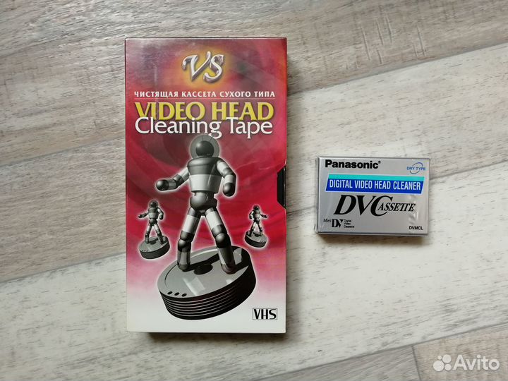 Чистящие видеокассеты формата VHS, MiniDV (новые)