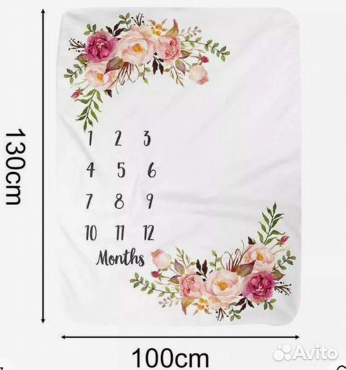 Плед для фотосессии новорожденных