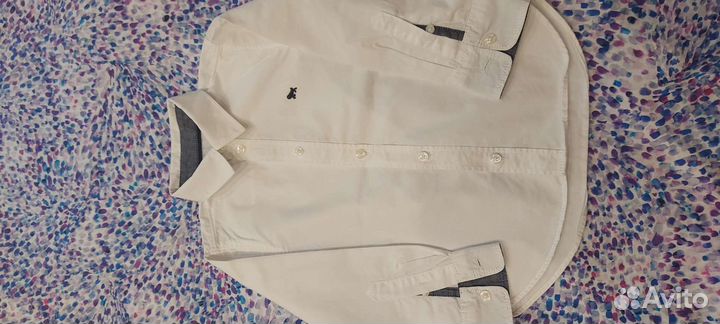 Белая рубашка H&M р-р 104