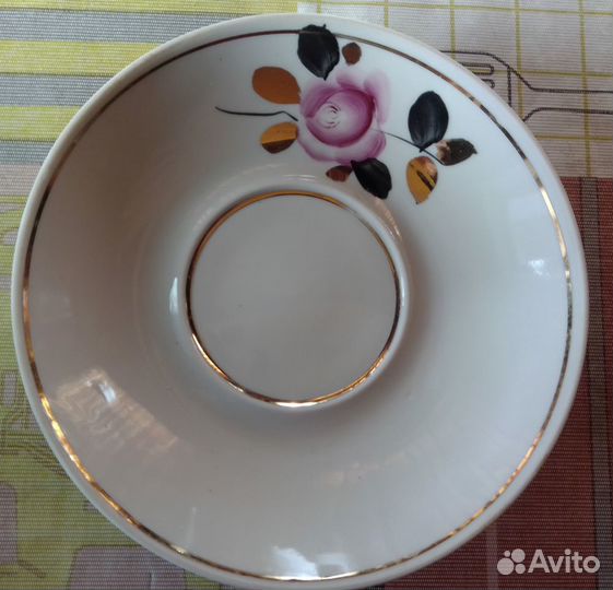 Блюдце фарфор СССР винтаж