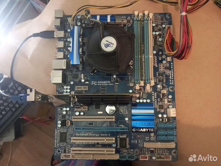 Материнская плата 1156 Gygabyte GA- P55A-UD3