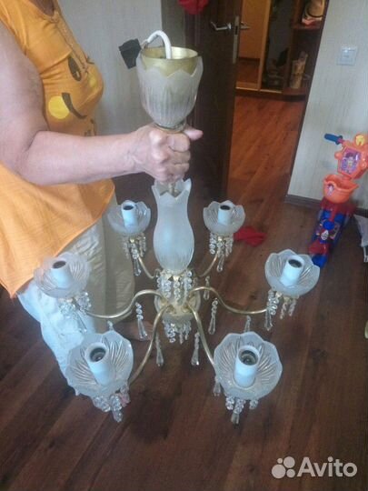 Люстра хрустальная